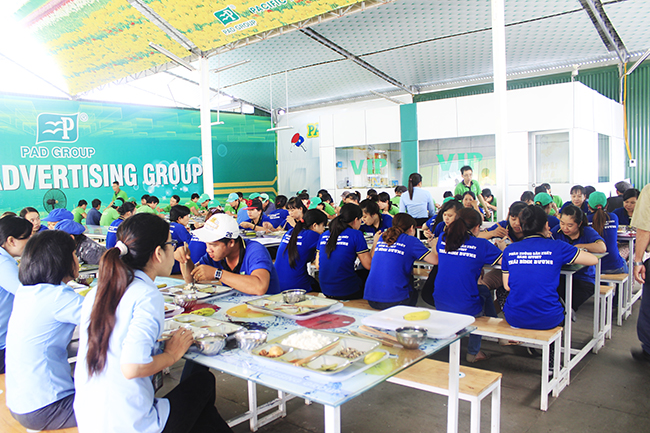 Production block cafeteria