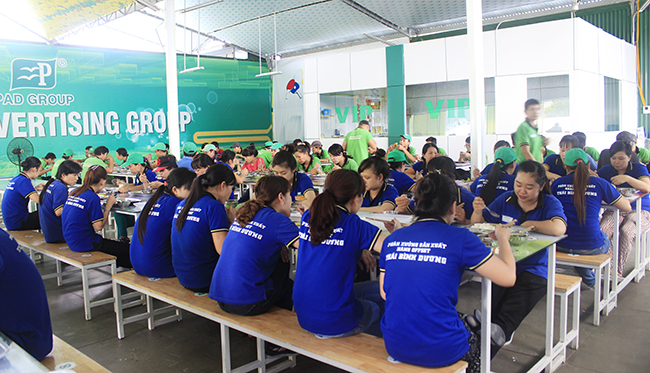 Production block cafeteria